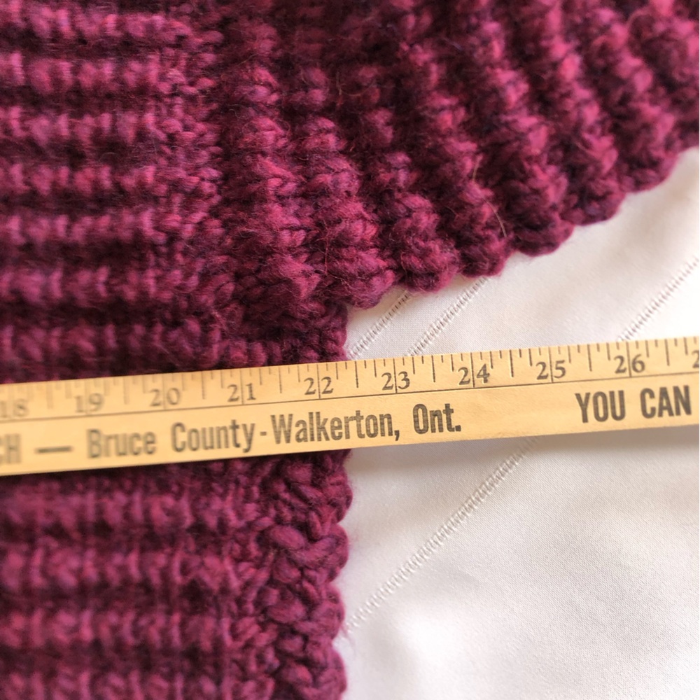 Ribbed Hand Knit Mock Neck Sweater - Picture 3 of 8